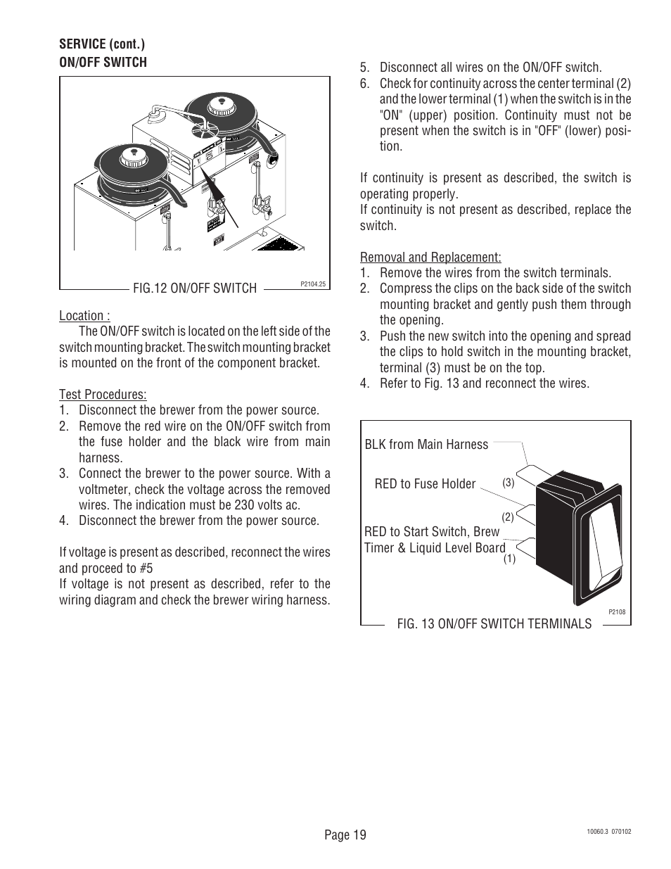 Bunn U3A User Manual | Page 19 / 30