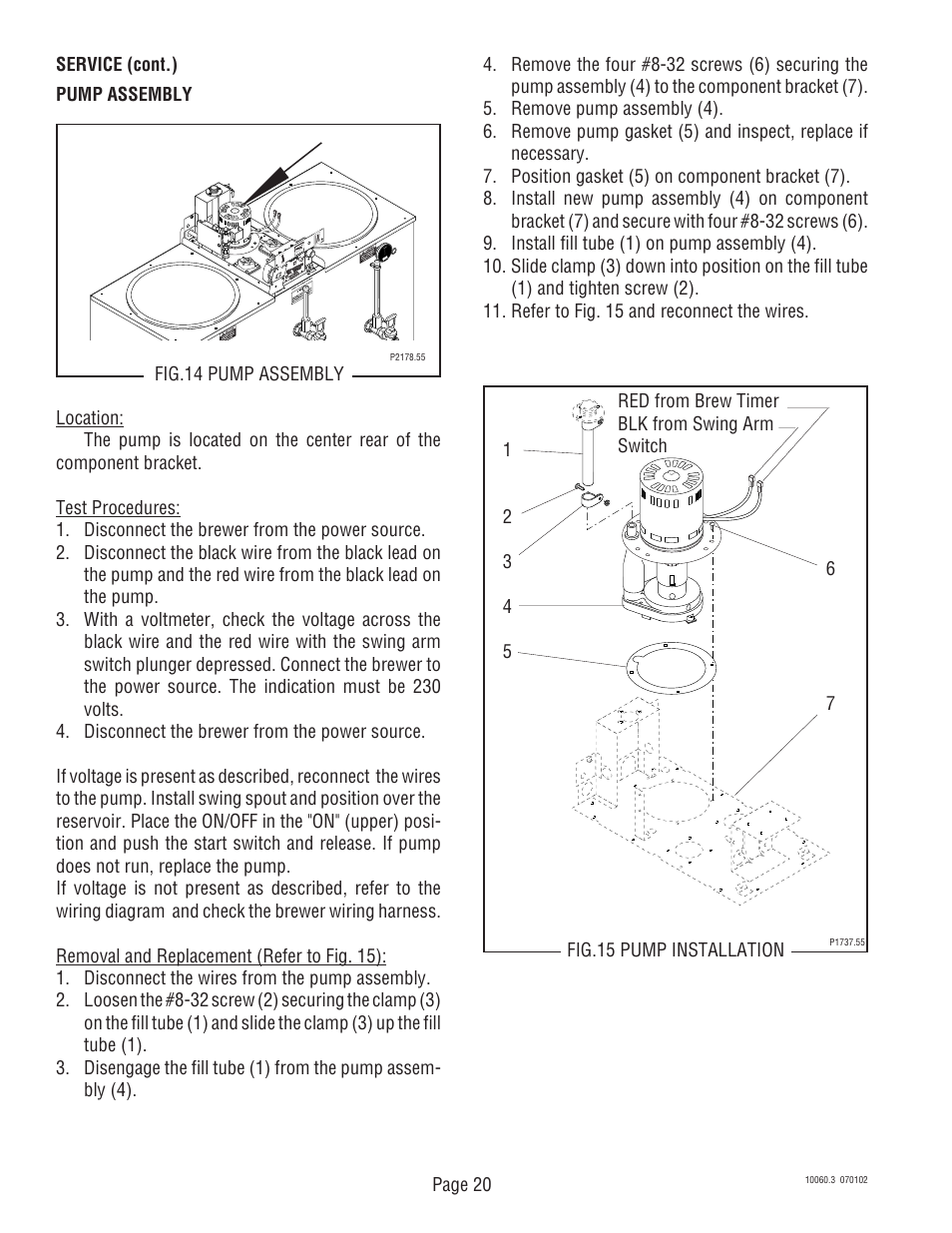Bunn U3A User Manual | Page 20 / 30