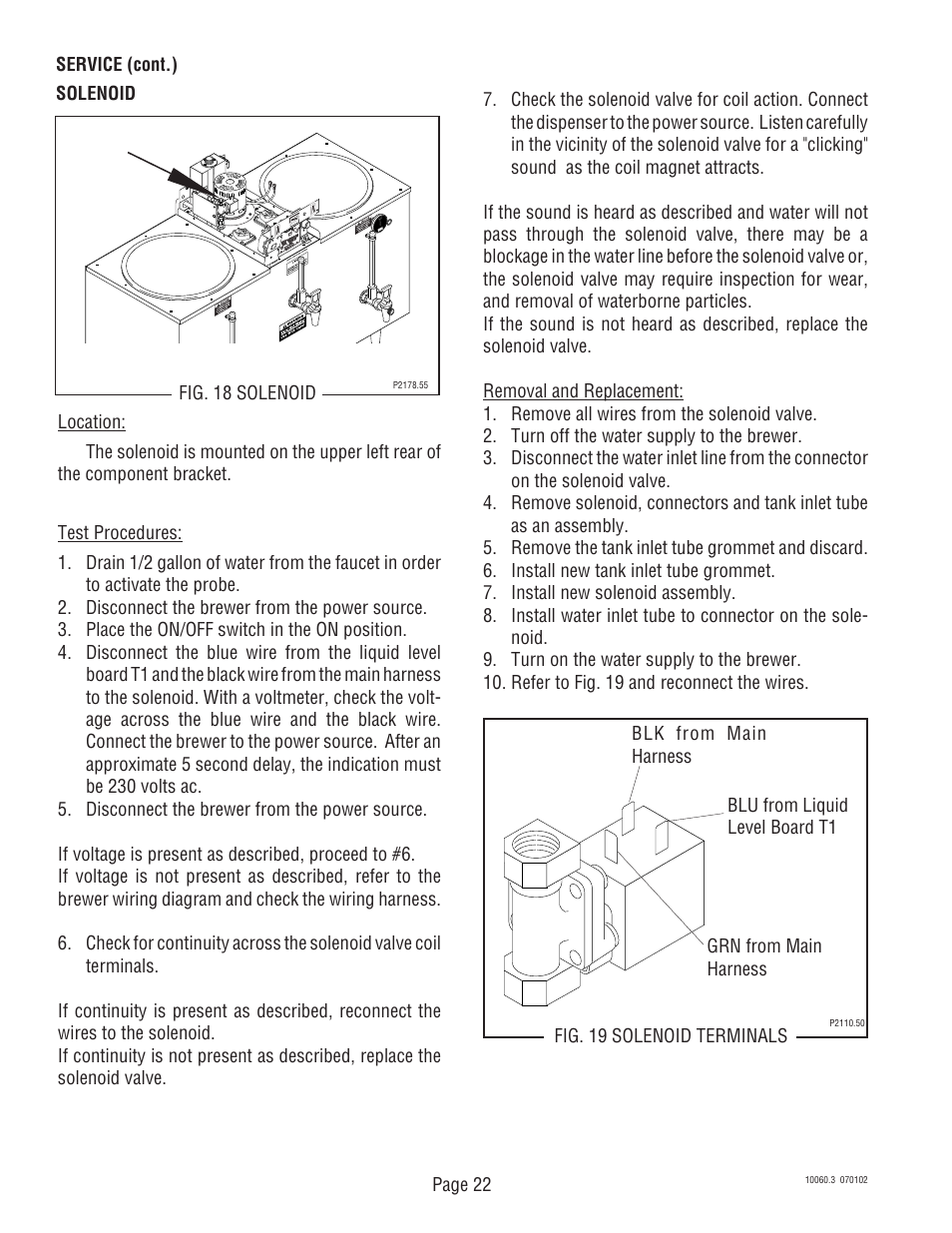 Bunn U3A User Manual | Page 22 / 30