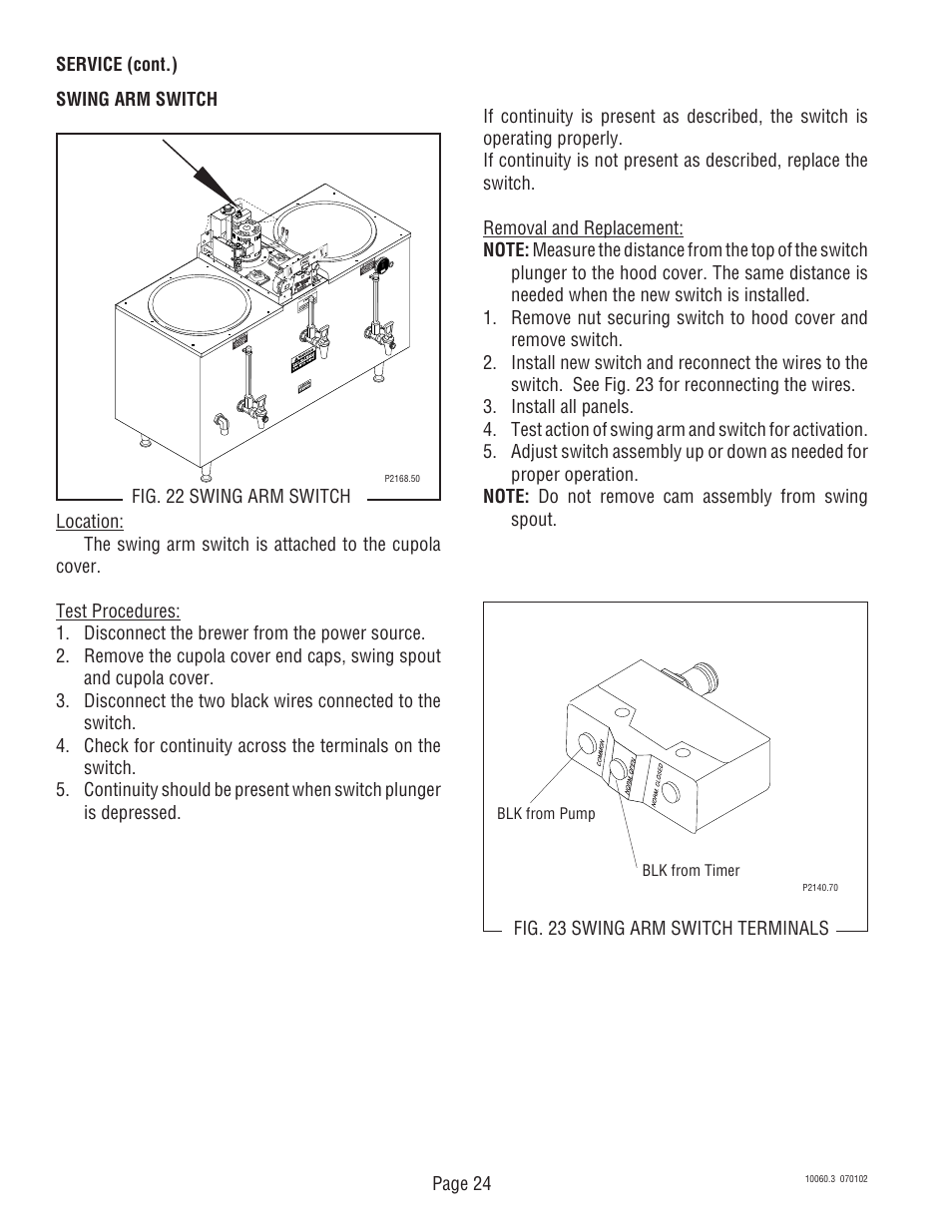 Bunn U3A User Manual | Page 24 / 30