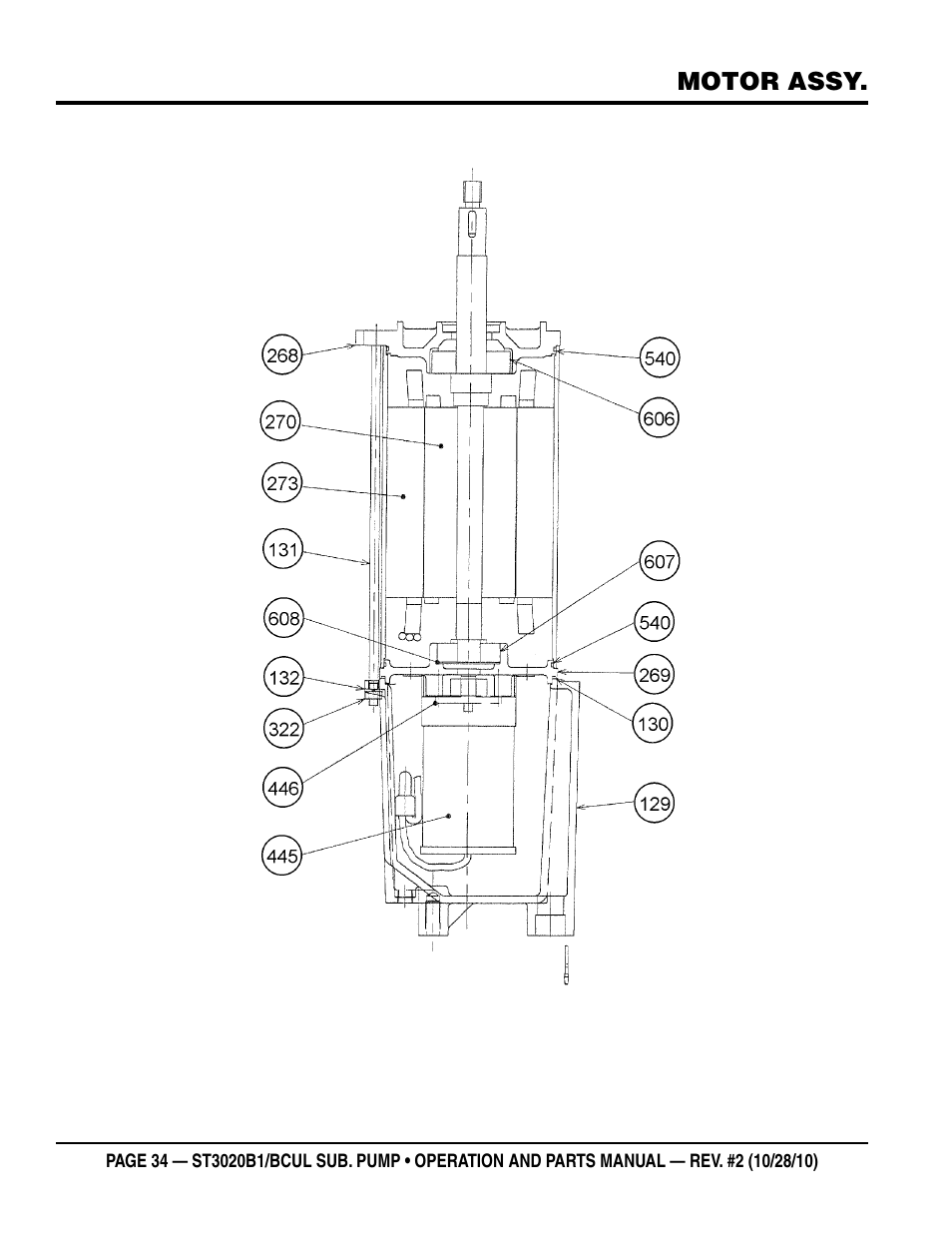 Multiquip ST3020BCUL User Manual | Page 34 / 38