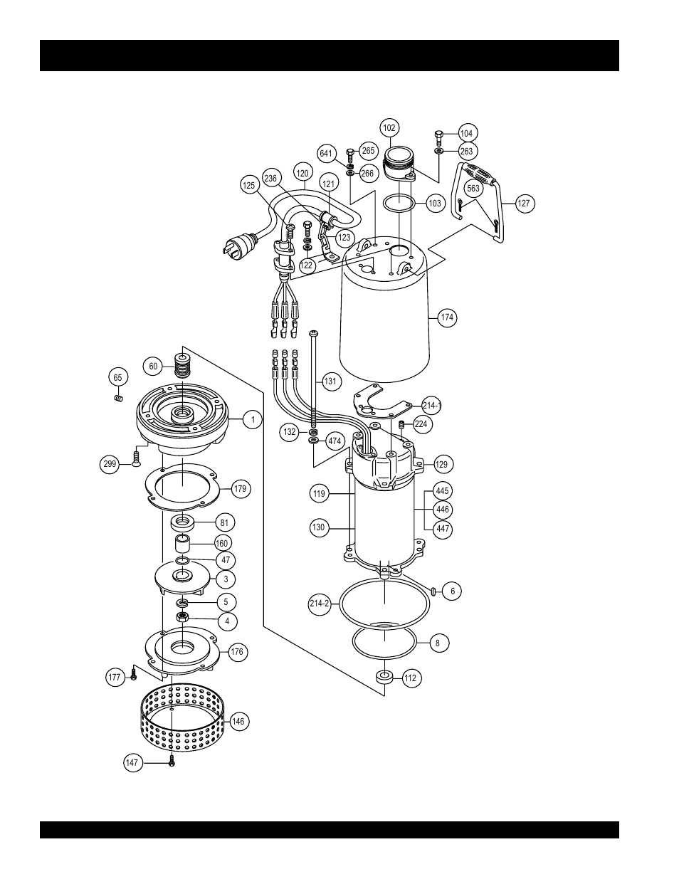 St-1503a — electric submersible pump assy, St-1503a - electric submersible pump assy | Multiquip ST1500 User Manual | Page 26 / 38