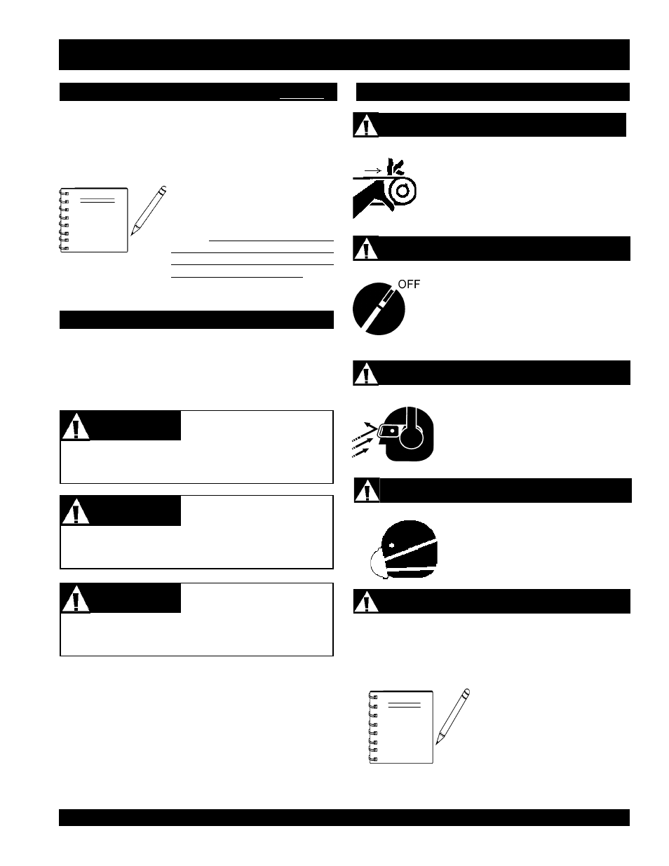 Warning caution danger | Multiquip S500 User Manual | Page 5 / 36
