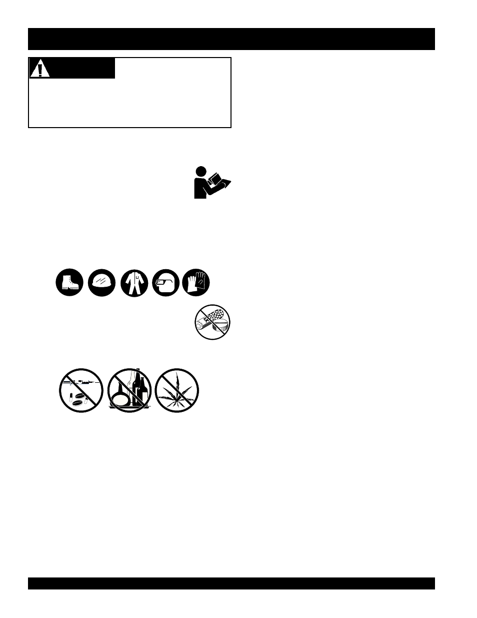 S-500 series sub. pump, Rules for safe operation, Caution | Multiquip S500 User Manual | Page 6 / 36
