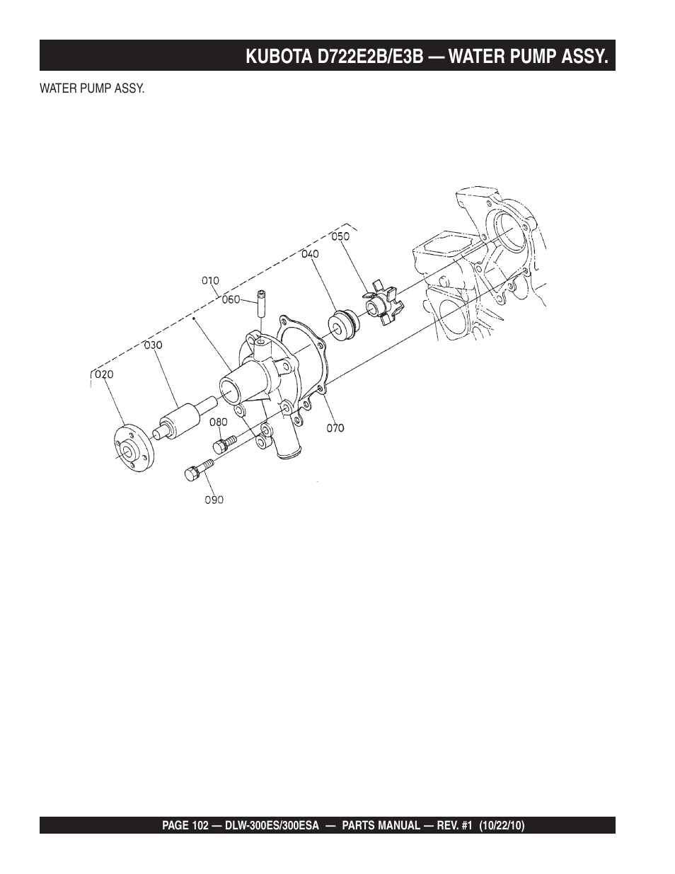 Multiquip DLW300ES_ESA User Manual | Page 102 / 124