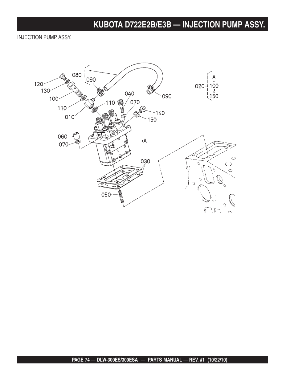 Multiquip DLW300ES_ESA User Manual | Page 74 / 124