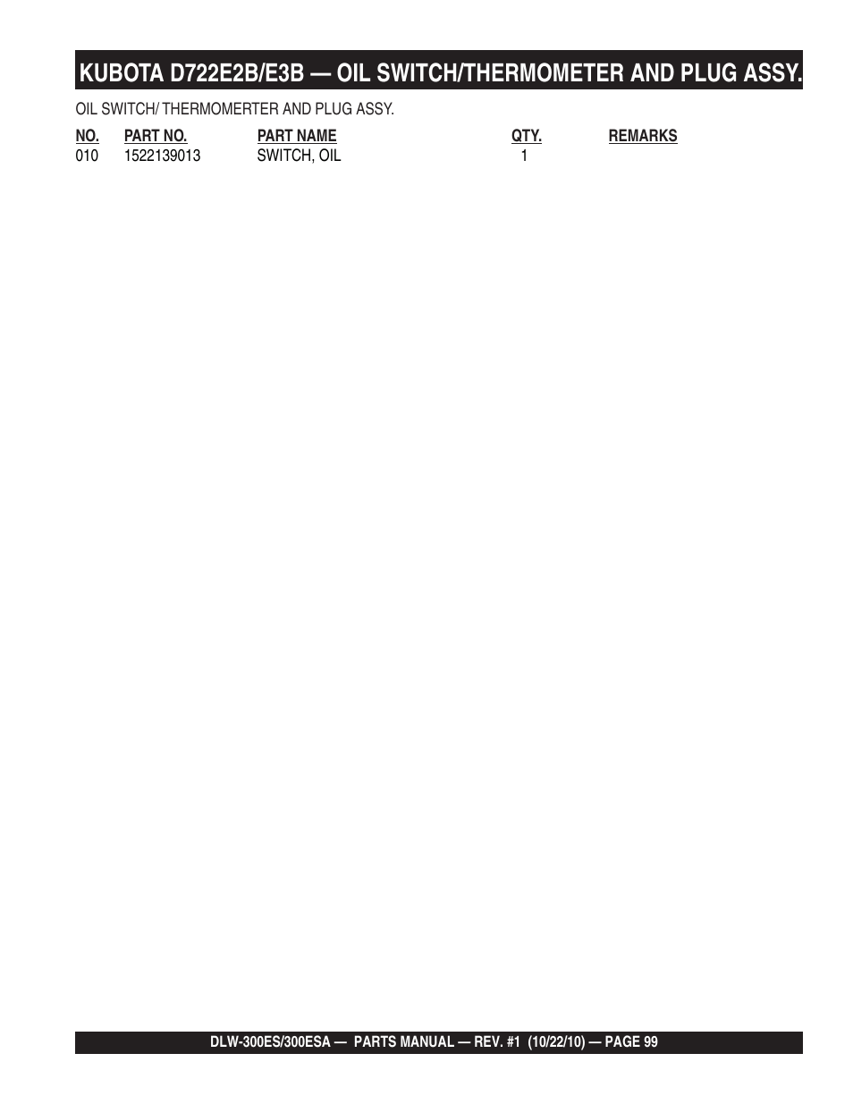 Multiquip DLW300ES_ESA User Manual | Page 99 / 124