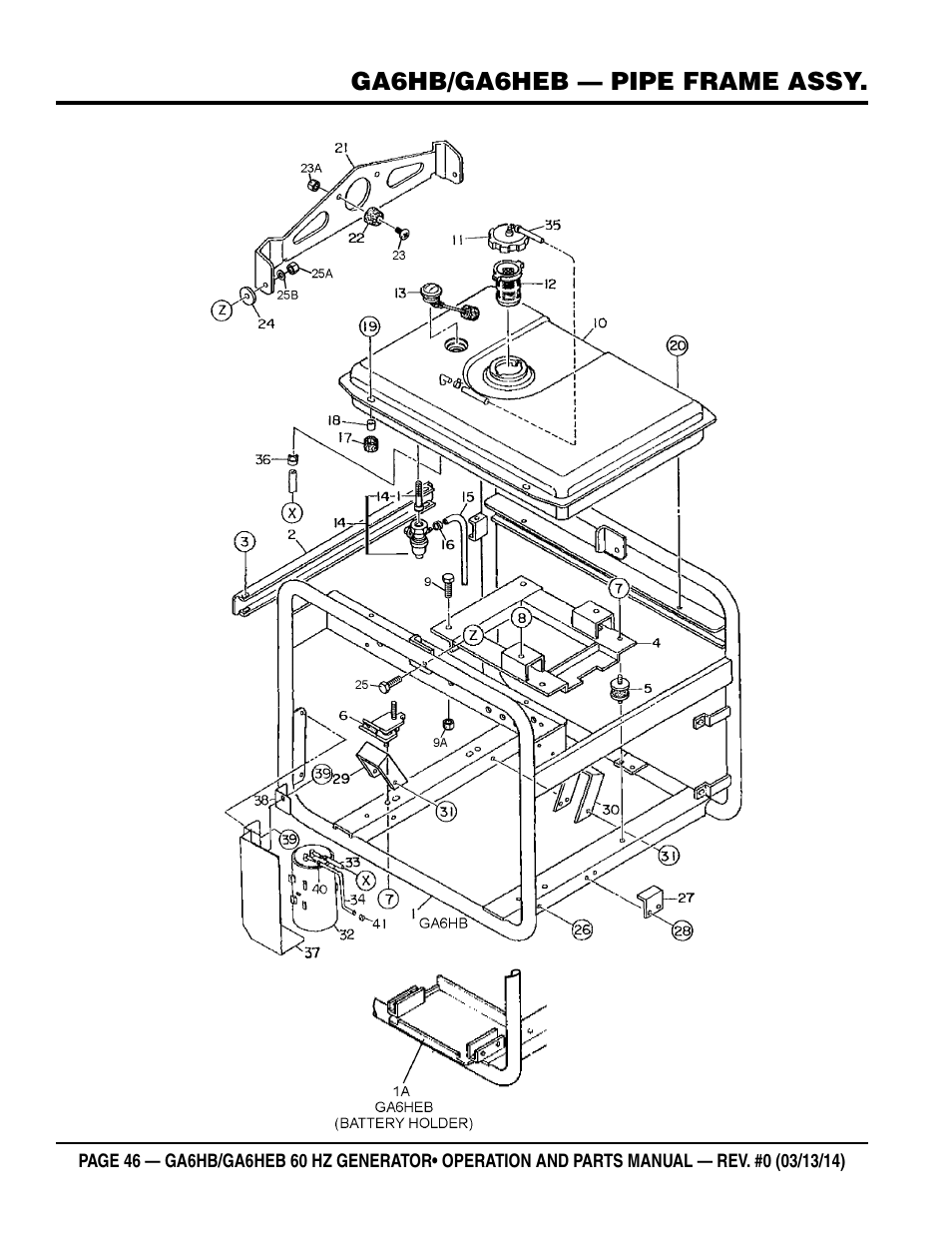 Multiquip GA-6HEB User Manual | Page 46 / 86