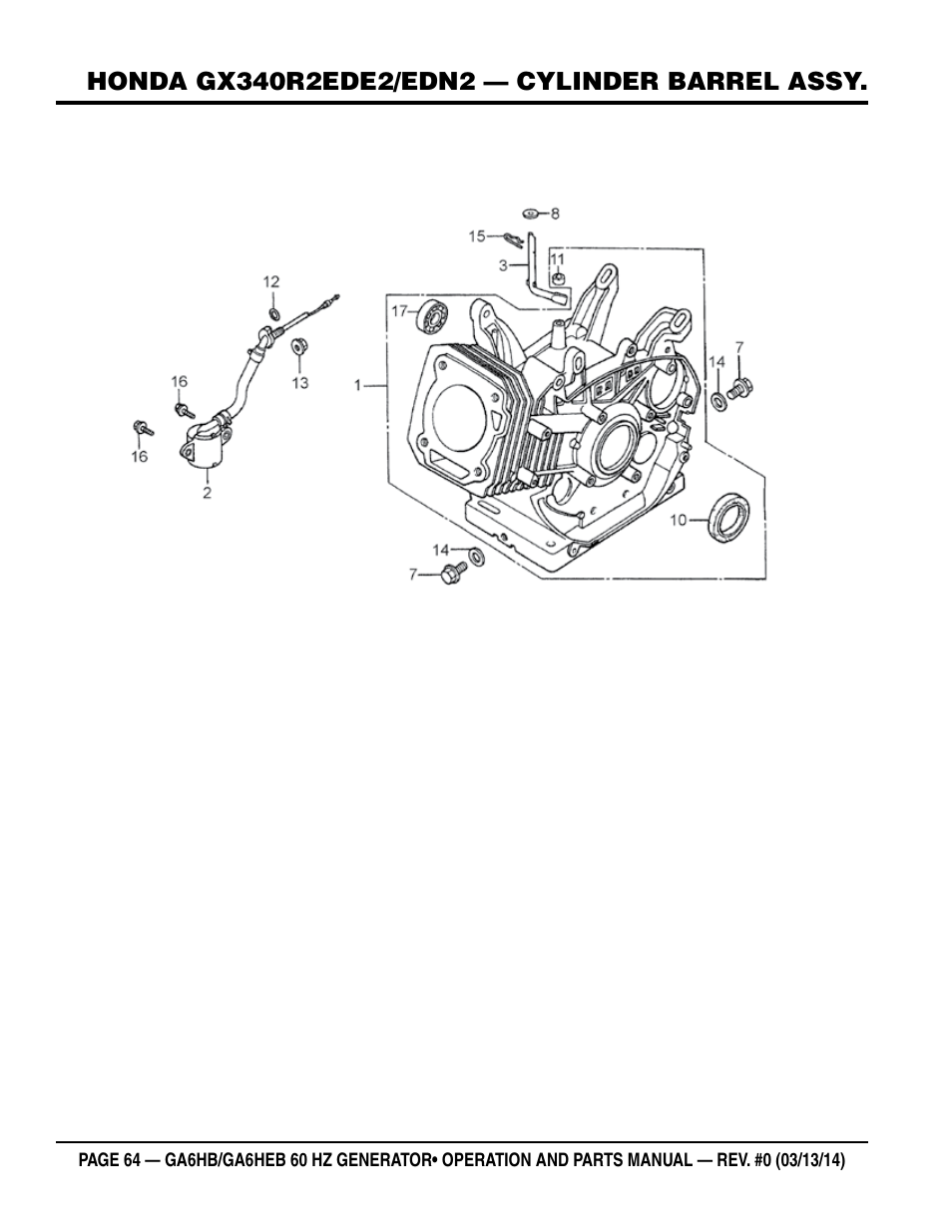 Multiquip GA-6HEB User Manual | Page 64 / 86