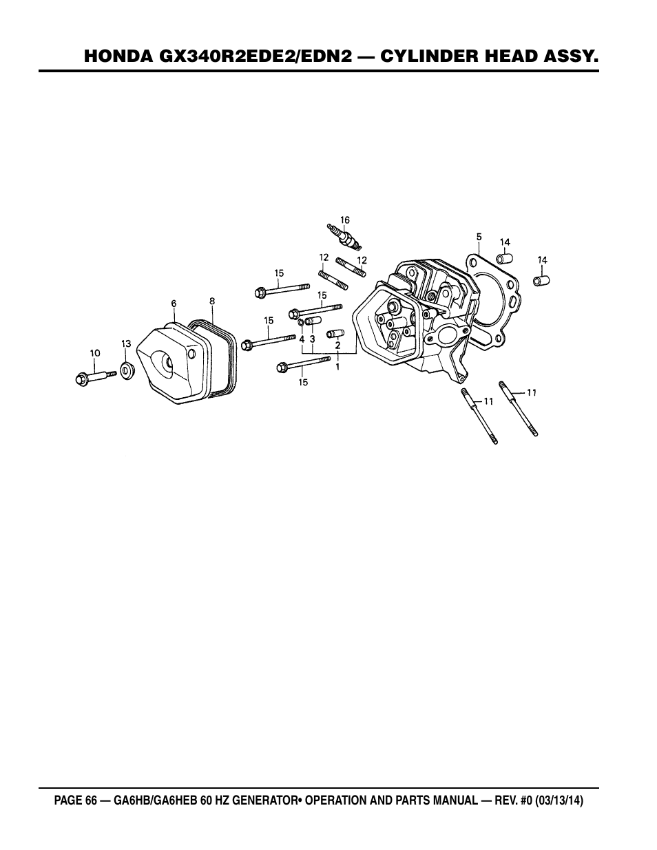 Multiquip GA-6HEB User Manual | Page 66 / 86