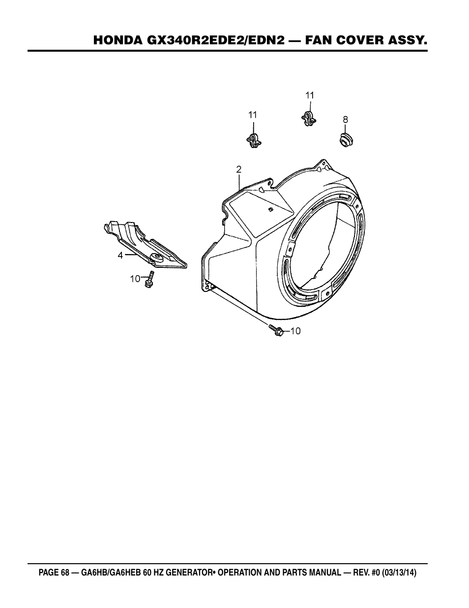 Multiquip GA-6HEB User Manual | Page 68 / 86