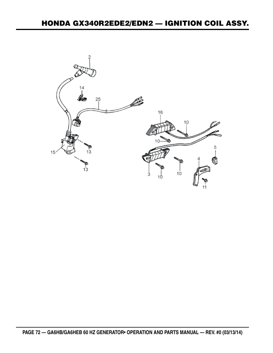 Multiquip GA-6HEB User Manual | Page 72 / 86