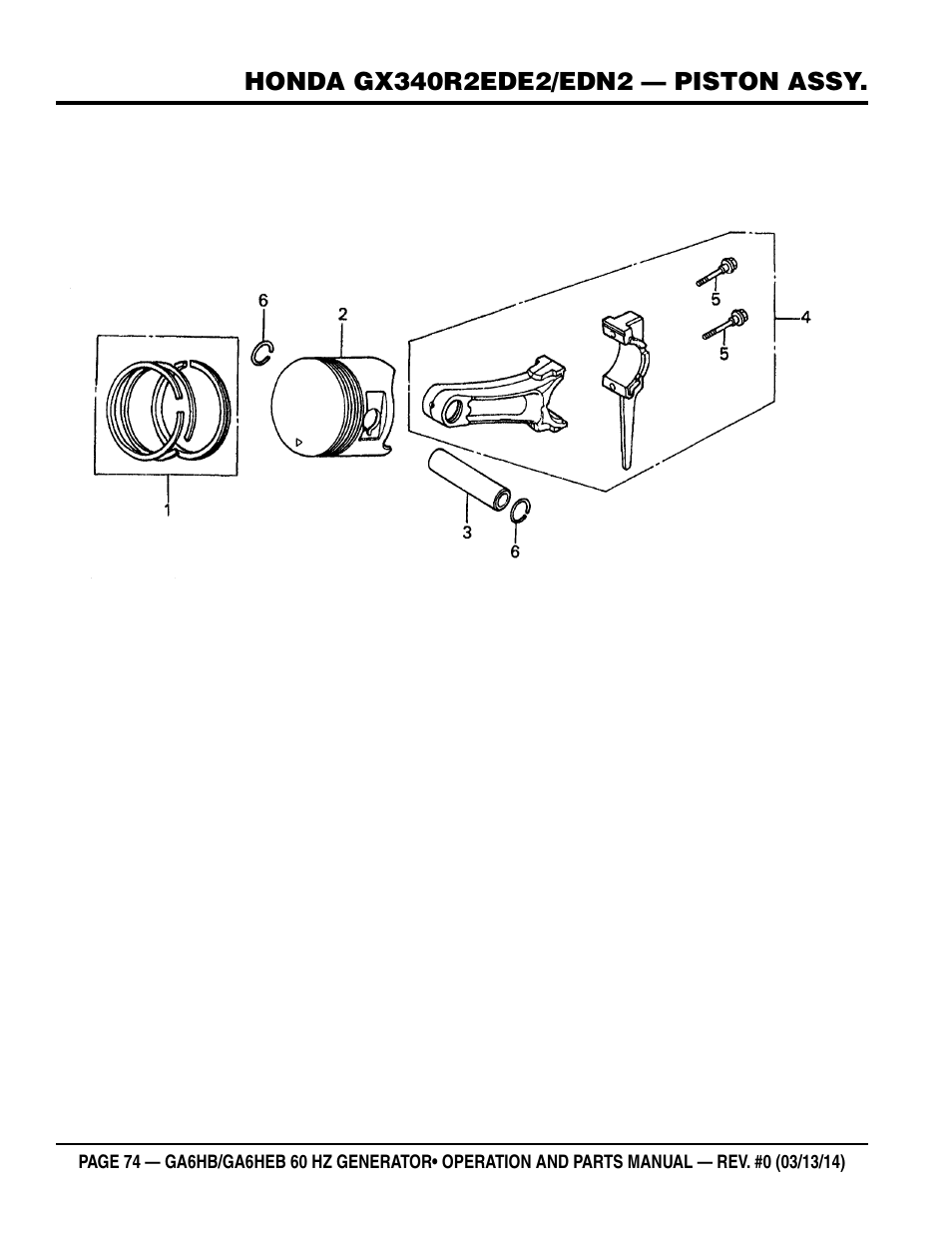 Multiquip GA-6HEB User Manual | Page 74 / 86