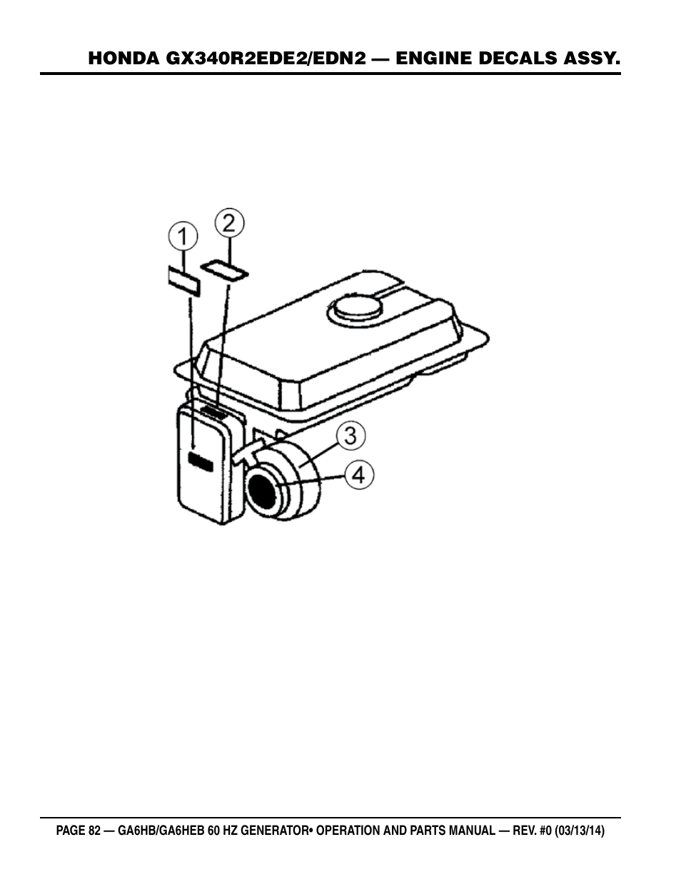 Multiquip GA-6HEB User Manual | Page 82 / 86