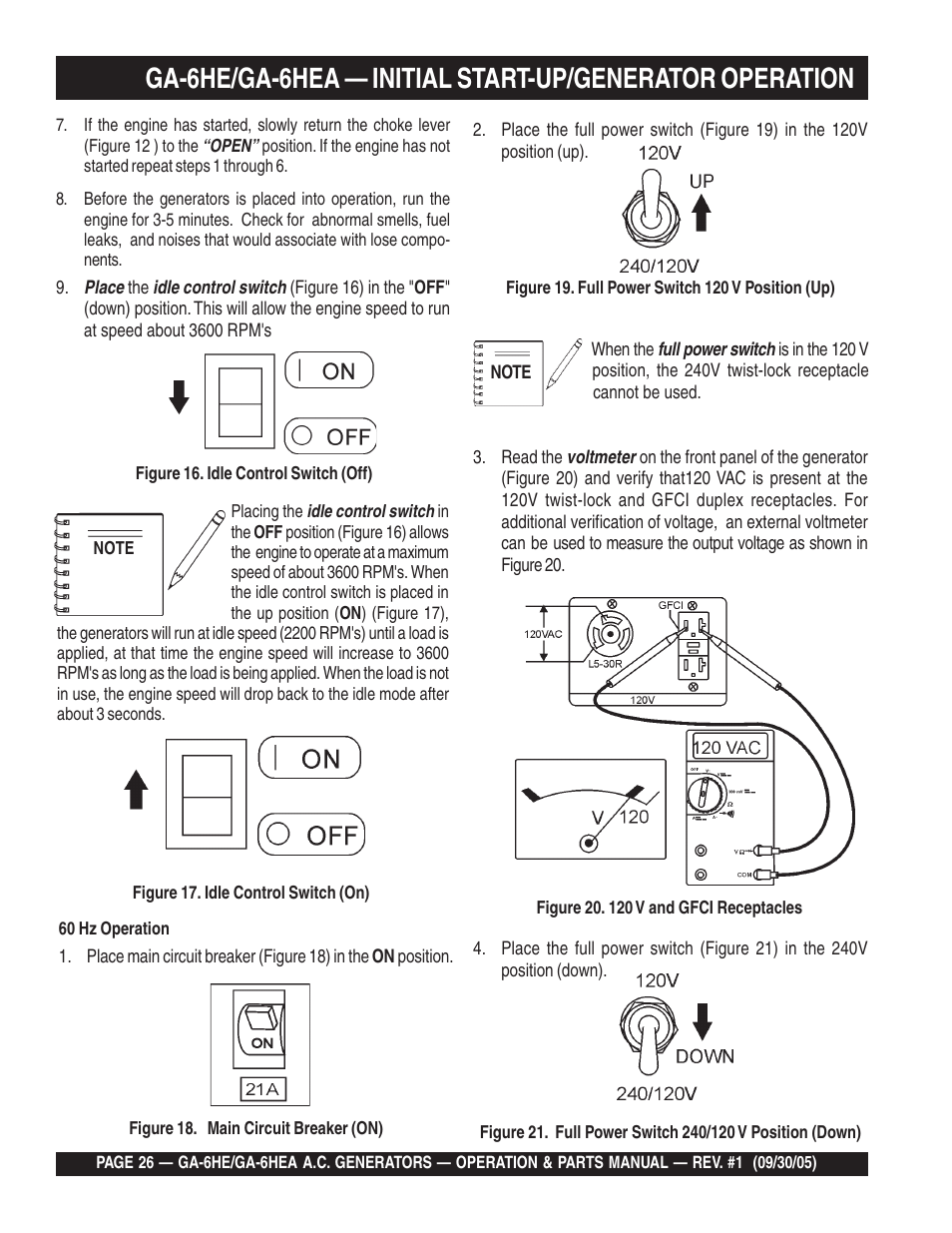 Multiquip GA-6HEA User Manual | Page 26 / 86