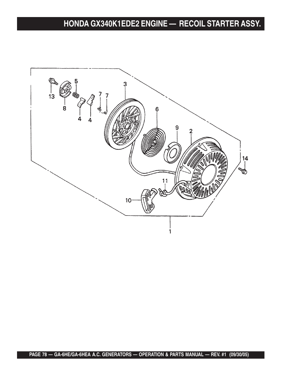 Multiquip GA-6HEA User Manual | Page 78 / 86