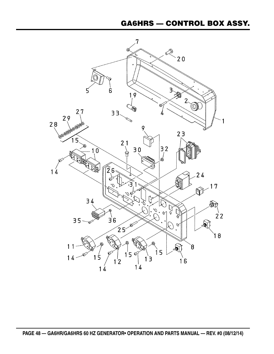 Multiquip GA-6HRS User Manual | Page 48 / 92
