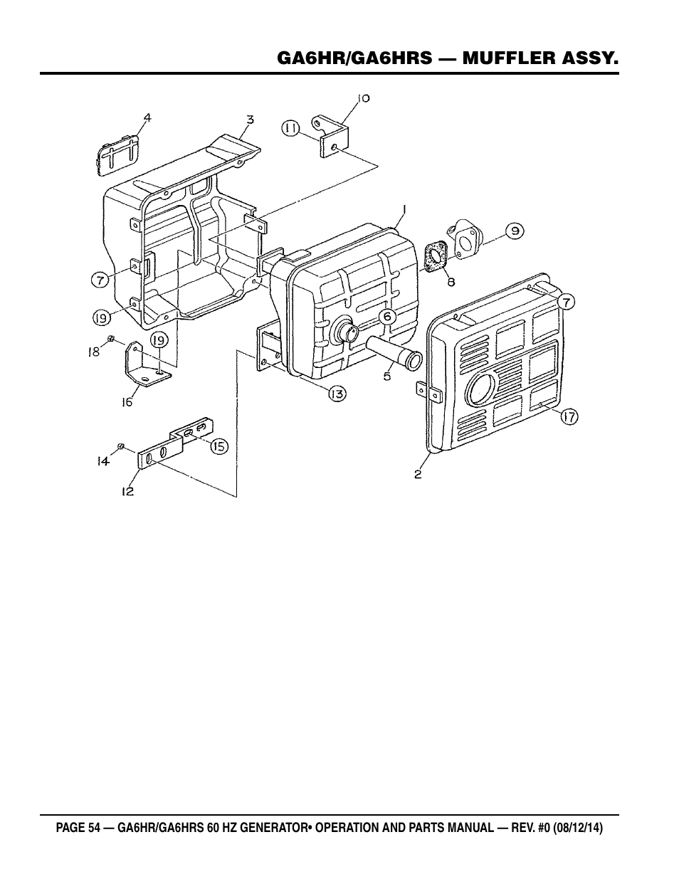 Multiquip GA-6HRS User Manual | Page 54 / 92