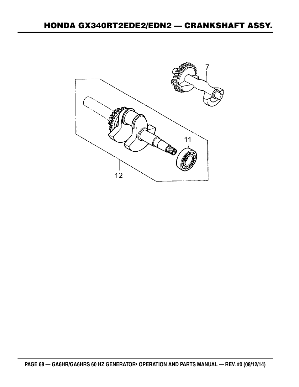 Multiquip GA-6HRS User Manual | Page 68 / 92