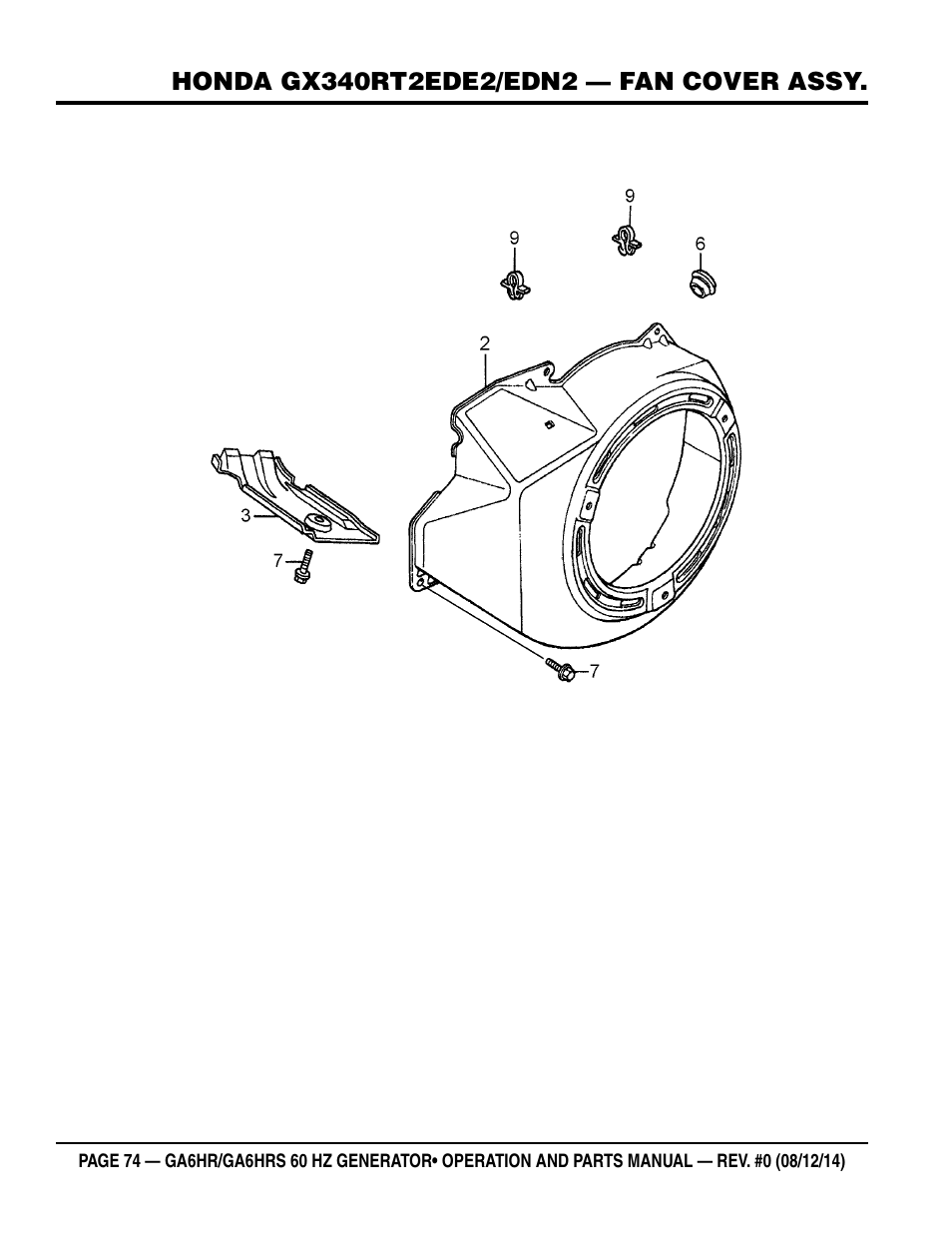 Multiquip GA-6HRS User Manual | Page 74 / 92