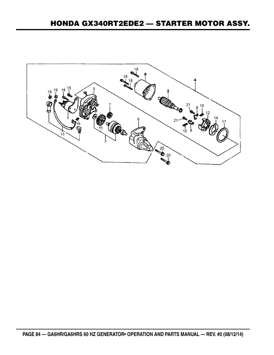 Multiquip GA-6HRS User Manual | Page 84 / 92