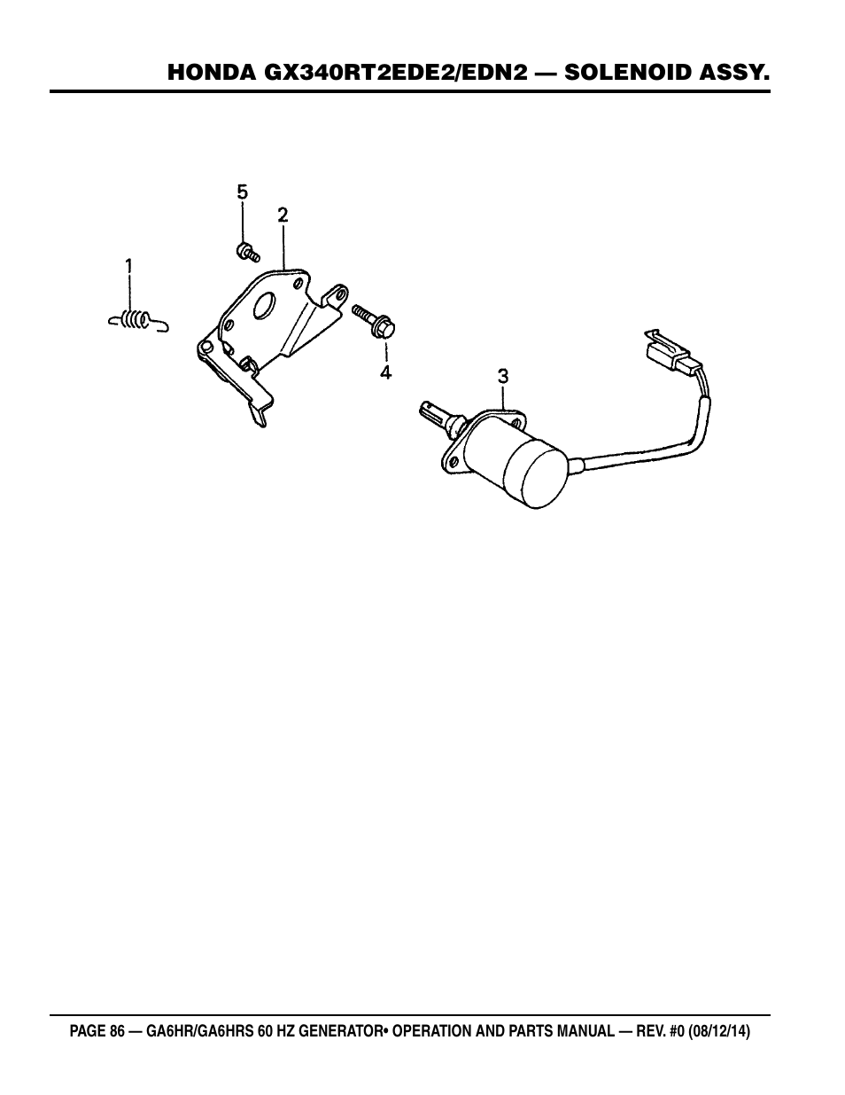 Multiquip GA-6HRS User Manual | Page 86 / 92