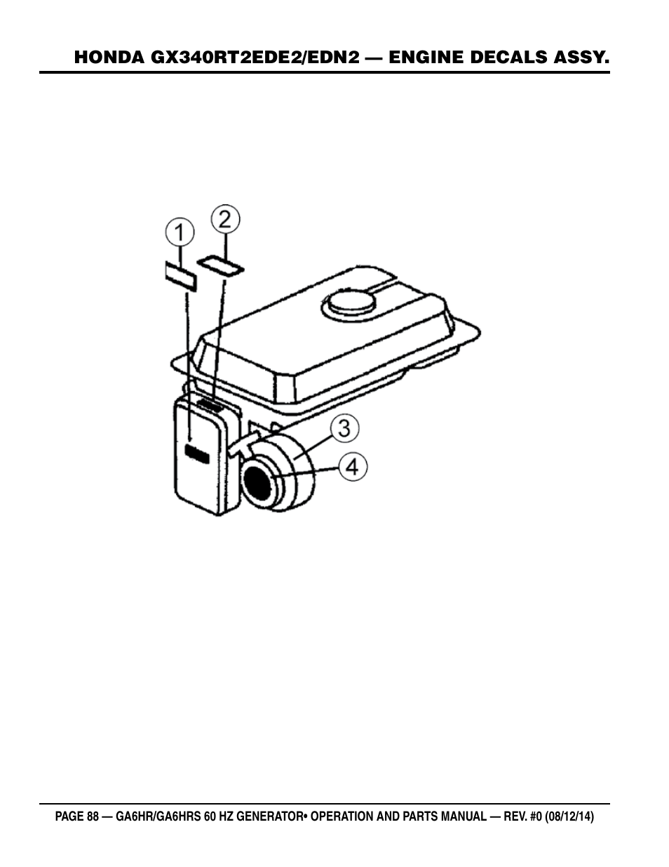 Multiquip GA-6HRS User Manual | Page 88 / 92