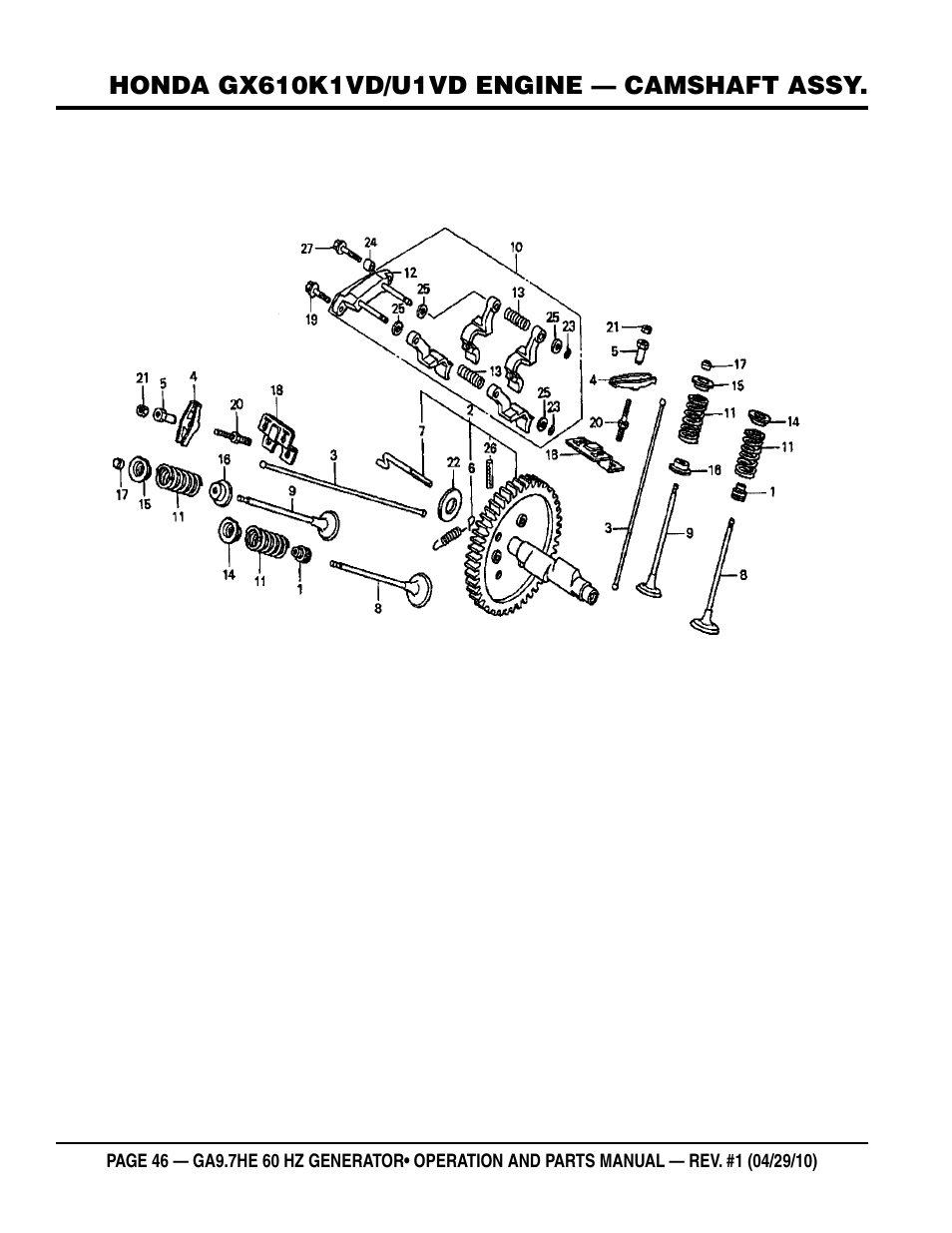 Multiquip GA-9.7HE User Manual | Page 46 / 88
