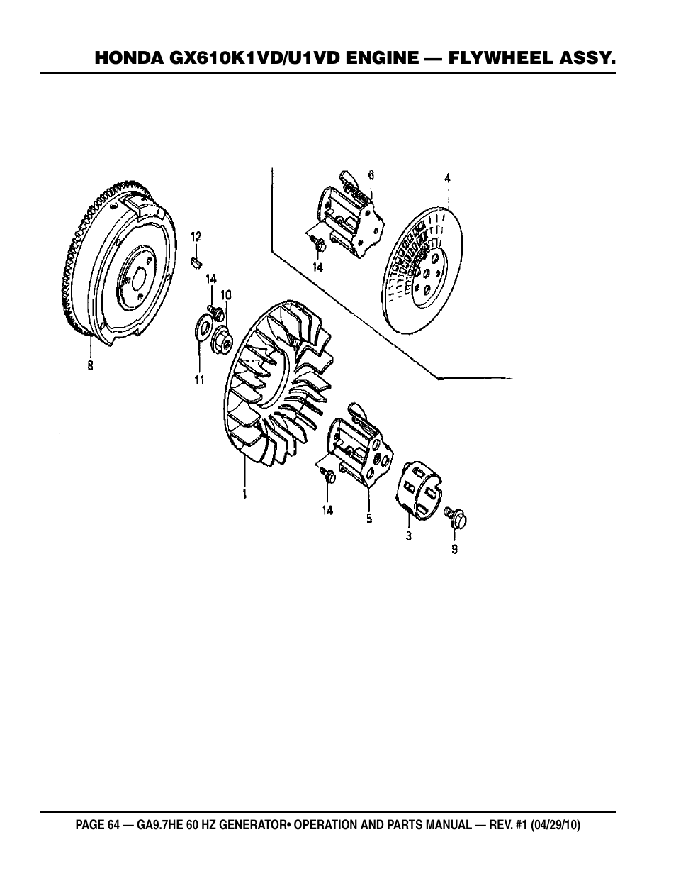 Multiquip GA-9.7HE User Manual | Page 64 / 88