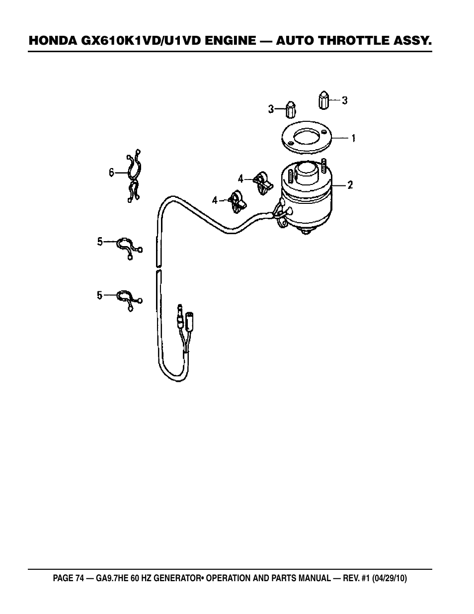 Multiquip GA-9.7HE User Manual | Page 74 / 88