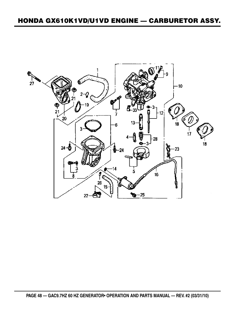 Multiquip GAC-9.7HZ User Manual | Page 48 / 88