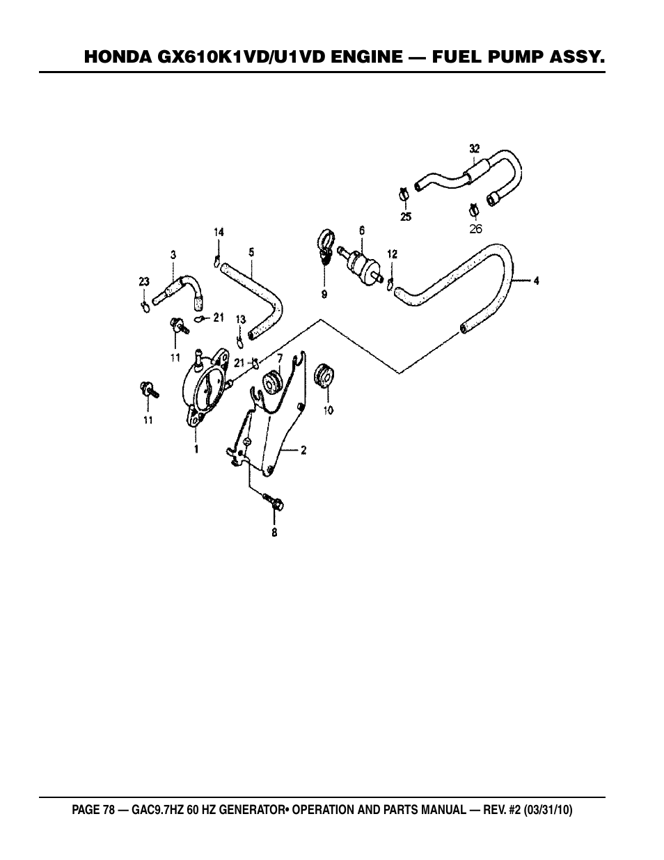 Multiquip GAC-9.7HZ User Manual | Page 78 / 88