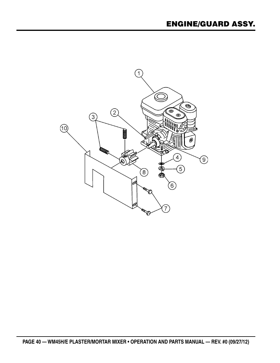Multiquip WM45H User Manual | Page 40 / 46