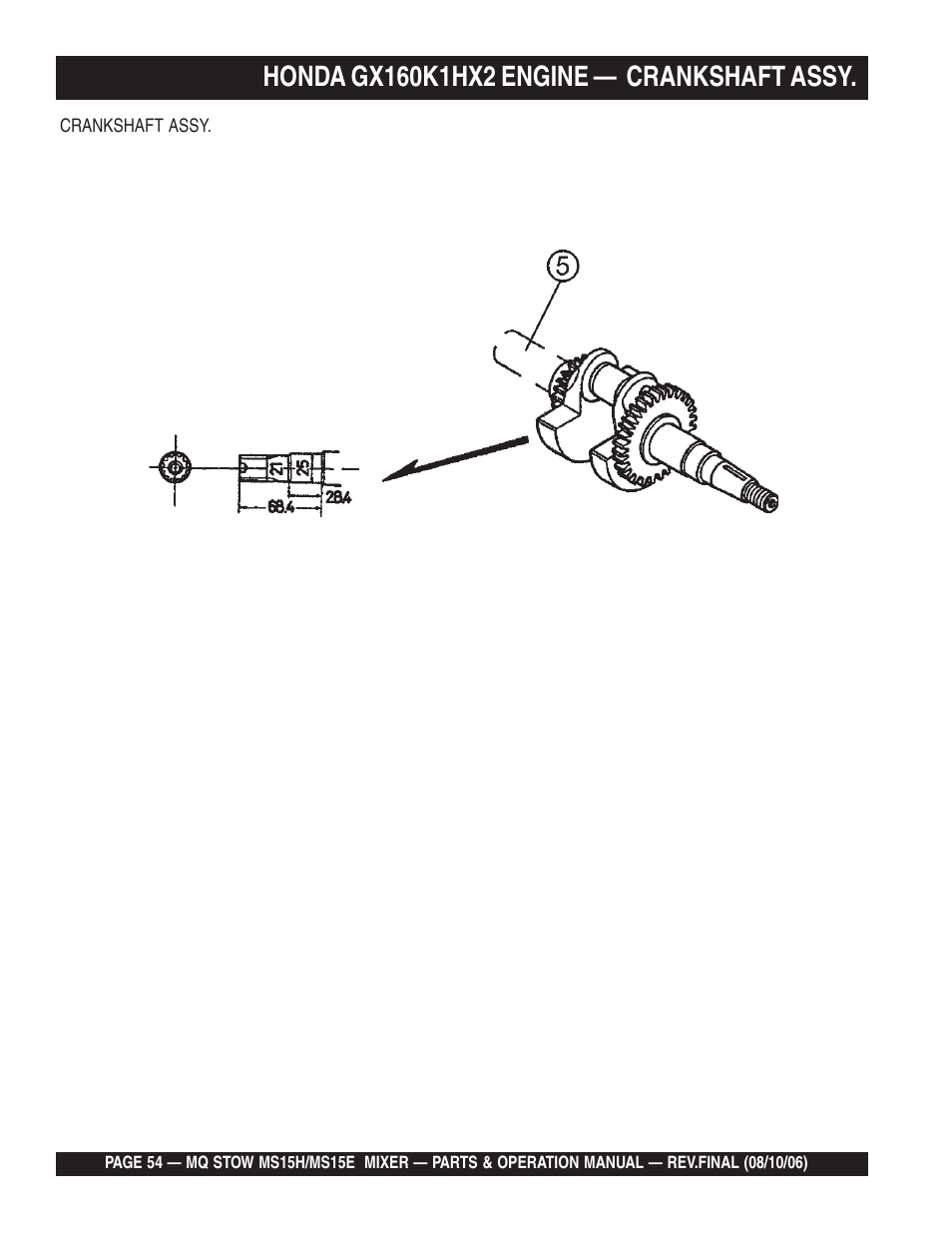Multiquip MS15E User Manual | Page 54 / 84