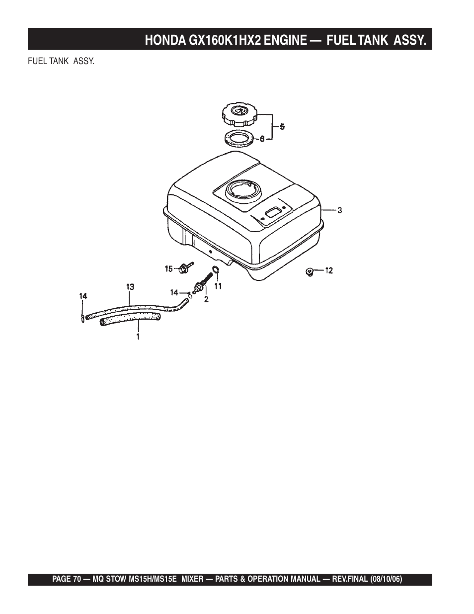 Multiquip MS15E User Manual | Page 70 / 84