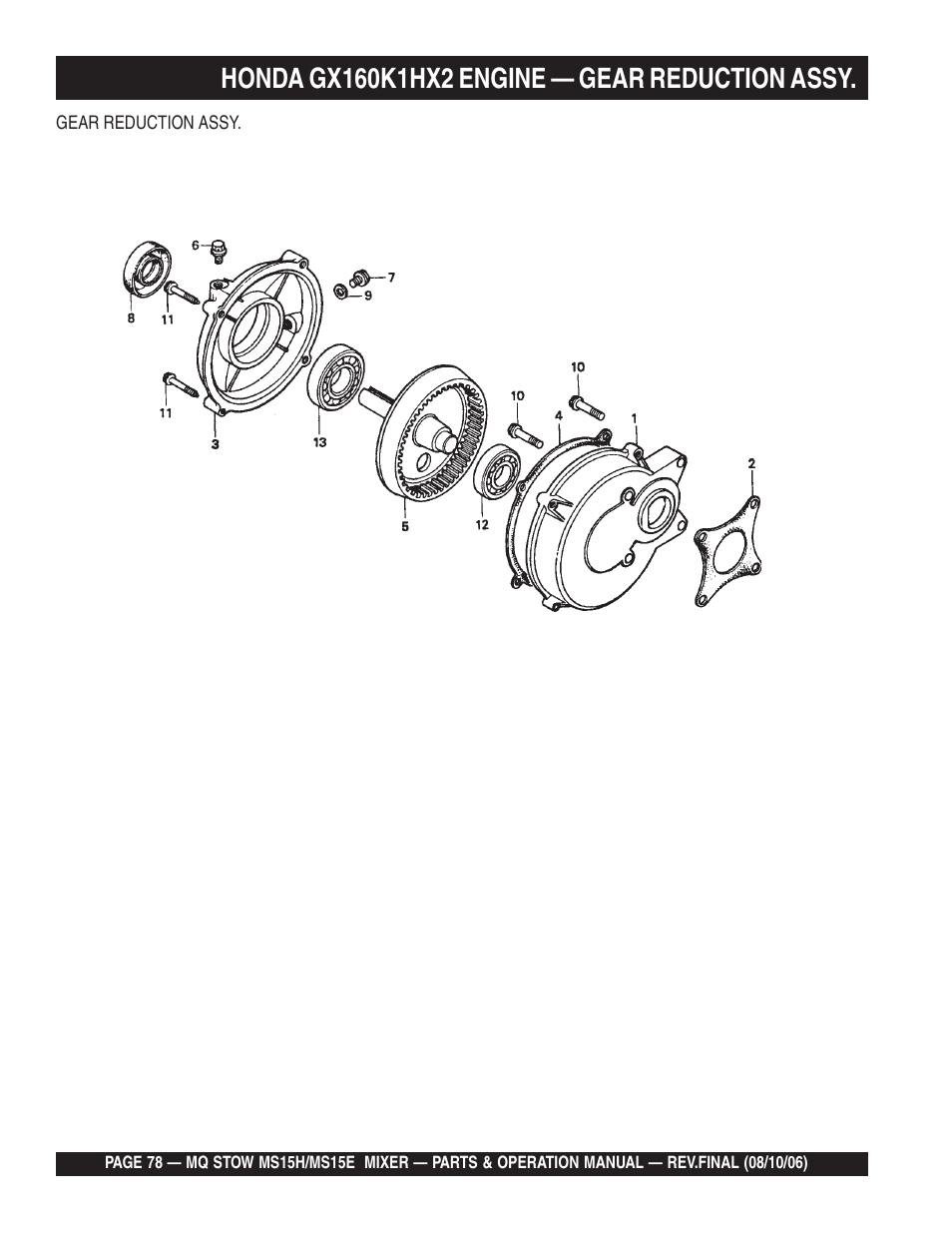 Multiquip MS15E User Manual | Page 78 / 84