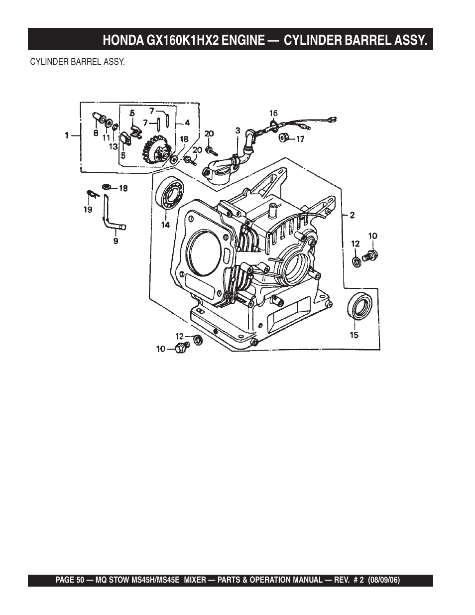 Multiquip MS45E User Manual | Page 50 / 84