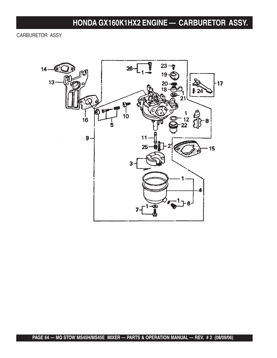 Multiquip MS45E User Manual | Page 64 / 84