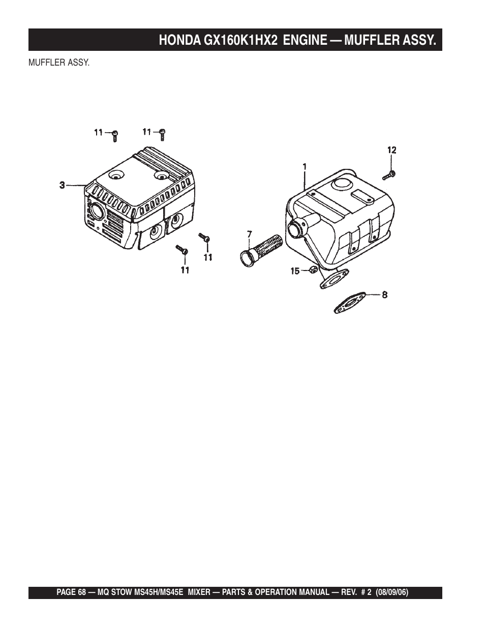 Multiquip MS45E User Manual | Page 68 / 84