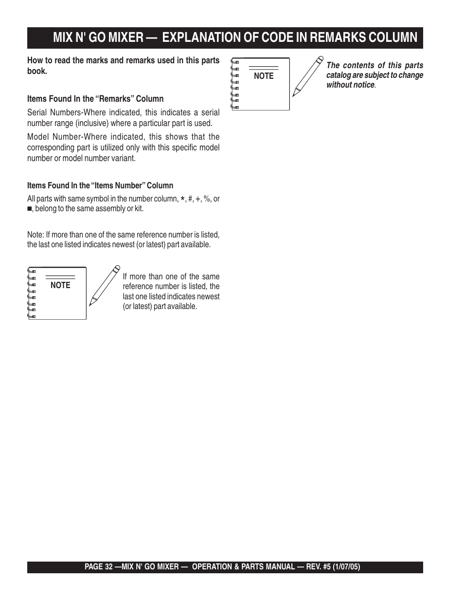 Multiquip MC3P User Manual | Page 32 / 42