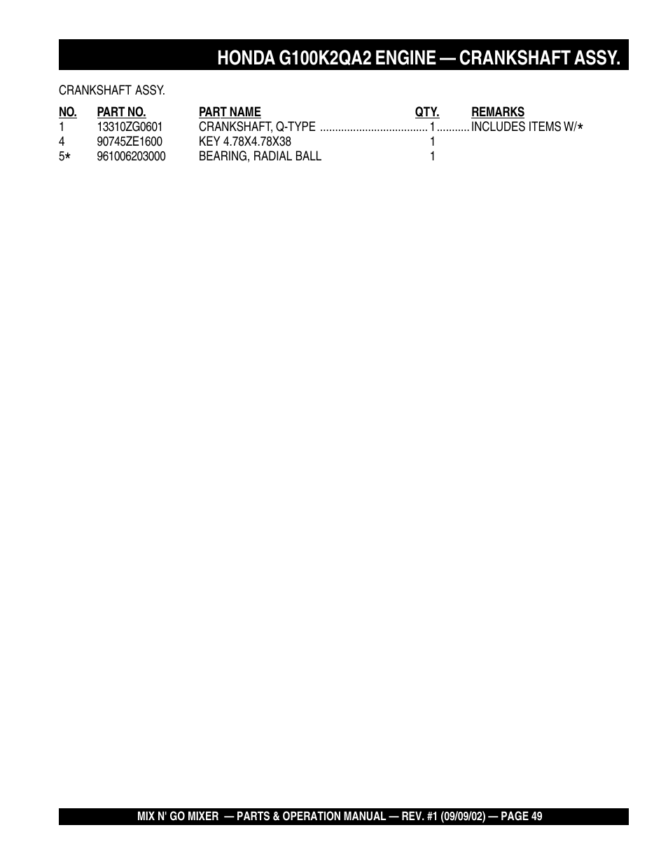 Multiquip MC3H User Manual | Page 49 / 72