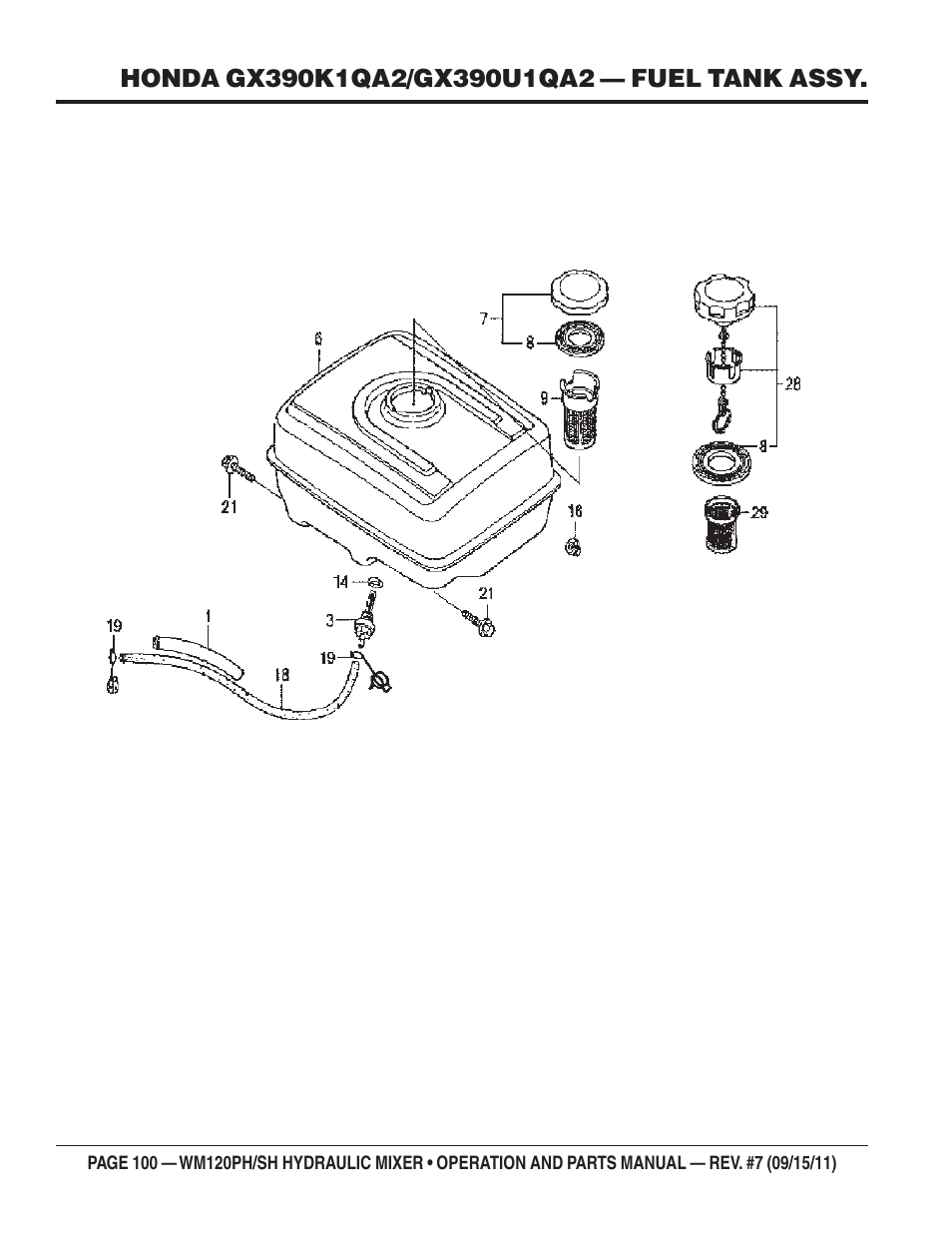 Multiquip WM120SH Series User Manual | Page 100 / 108
