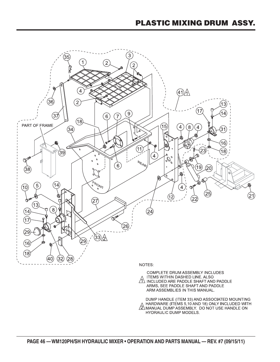 Multiquip WM120SH Series User Manual | Page 46 / 108