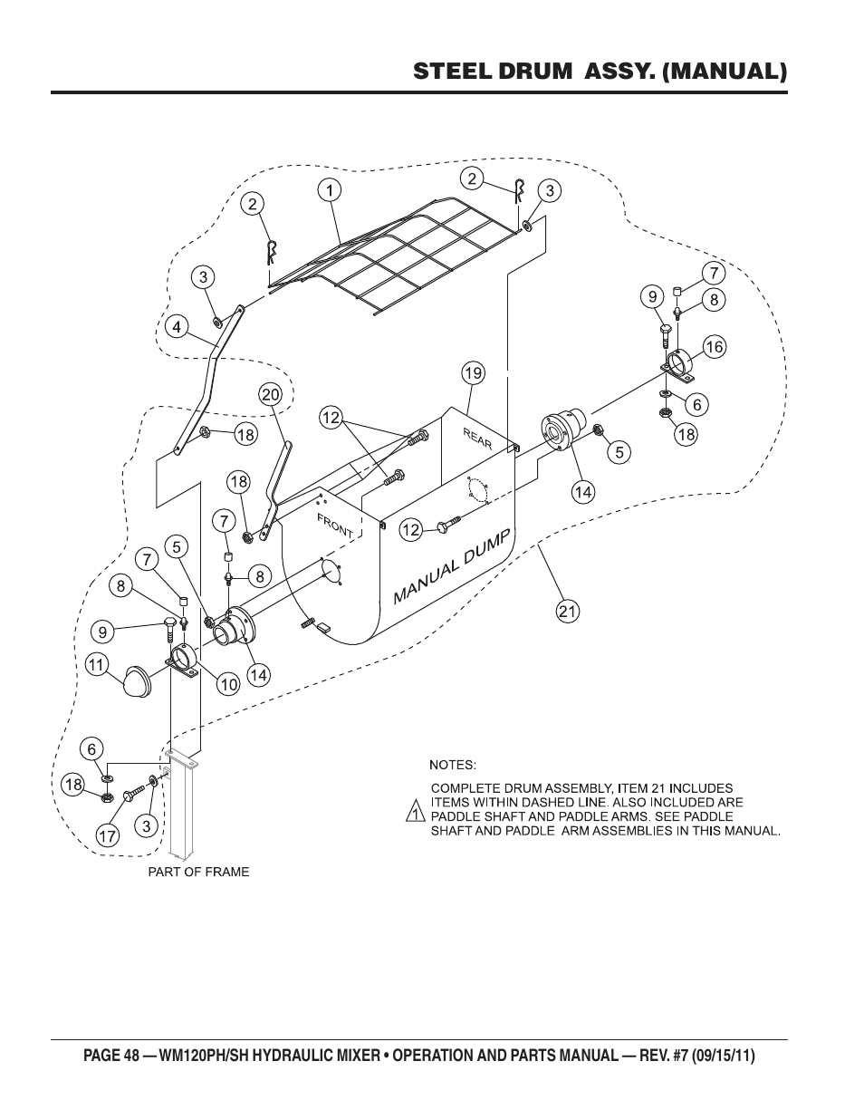 Multiquip WM120SH Series User Manual | Page 48 / 108