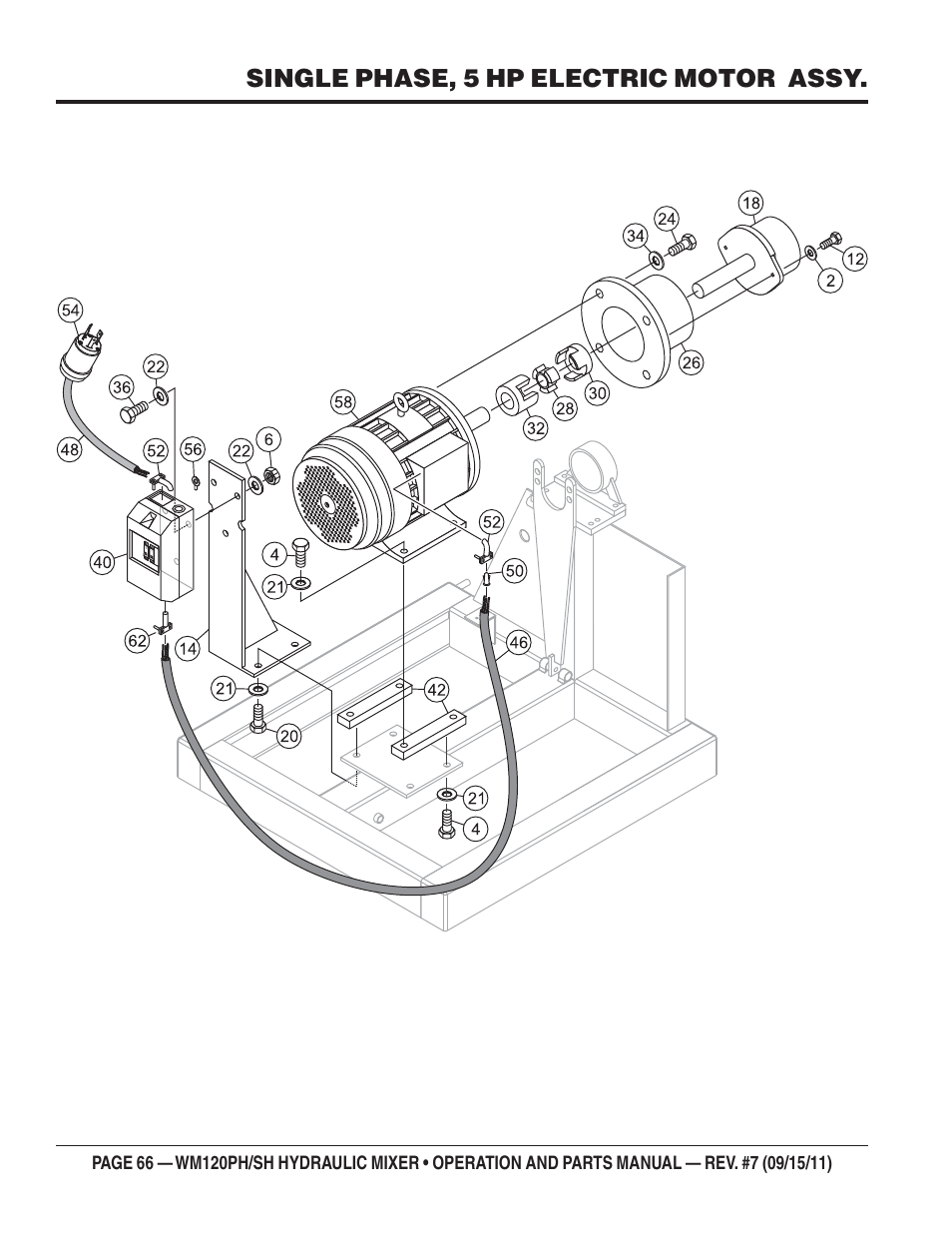 Multiquip WM120SH Series User Manual | Page 66 / 108