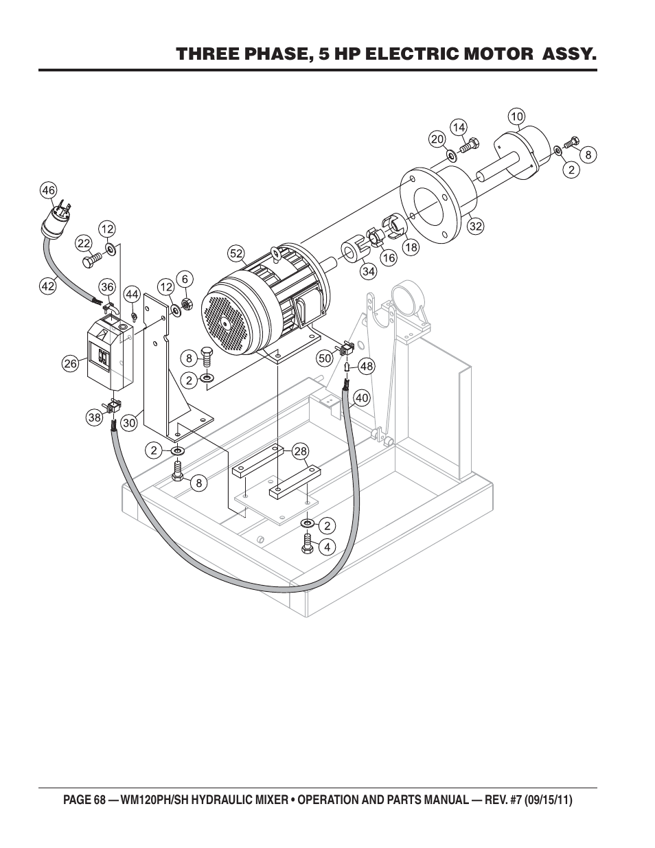 Multiquip WM120SH Series User Manual | Page 68 / 108