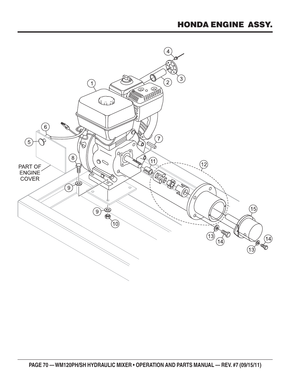 Multiquip WM120SH Series User Manual | Page 70 / 108