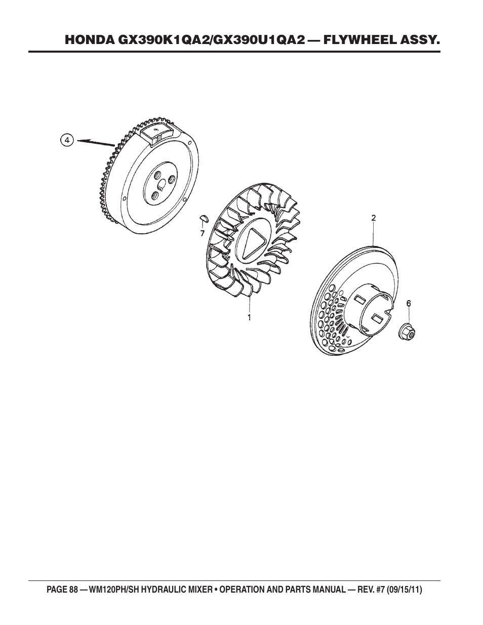 Multiquip WM120SH Series User Manual | Page 88 / 108