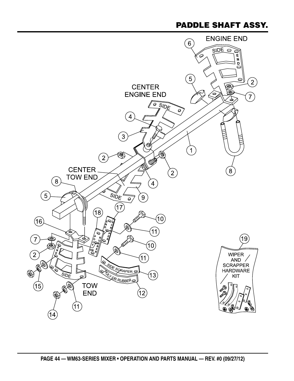 Multiquip WM63h8 User Manual | Page 44 / 60