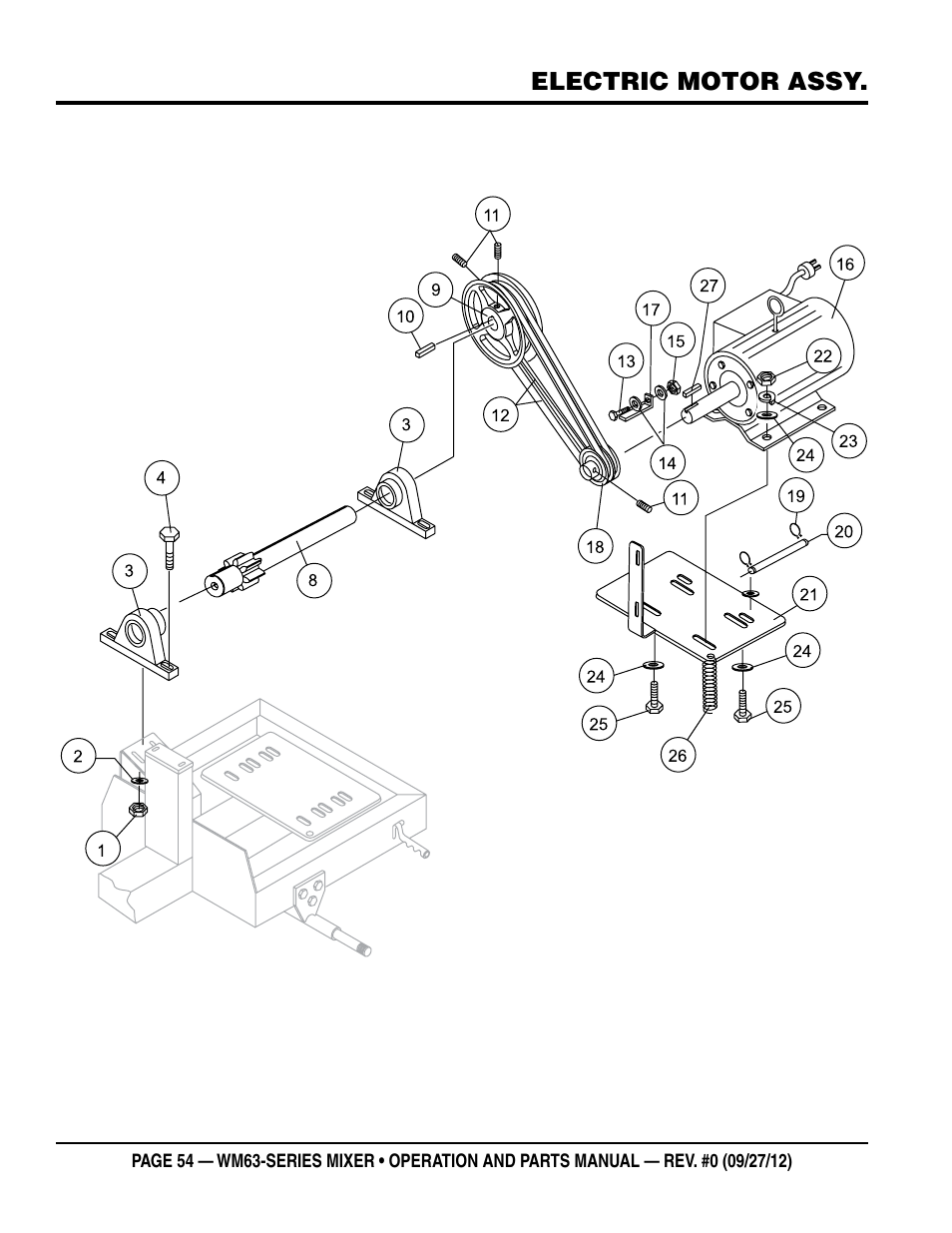 Multiquip WM63h8 User Manual | Page 54 / 60